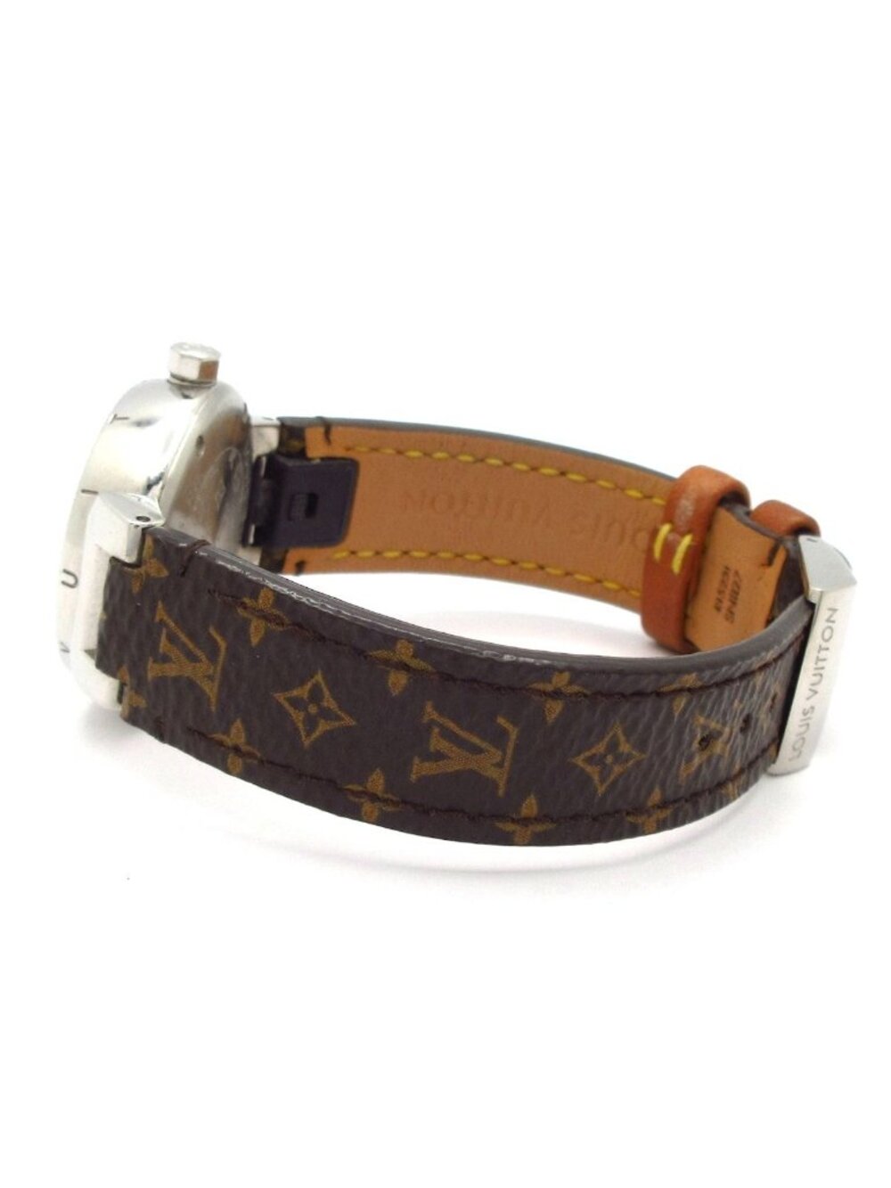 Louis Vuitton Watch Tambour Leather Beige - Picture 5 of 12